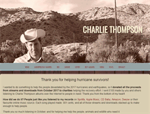 Tablet Screenshot of charlie-thompson.com